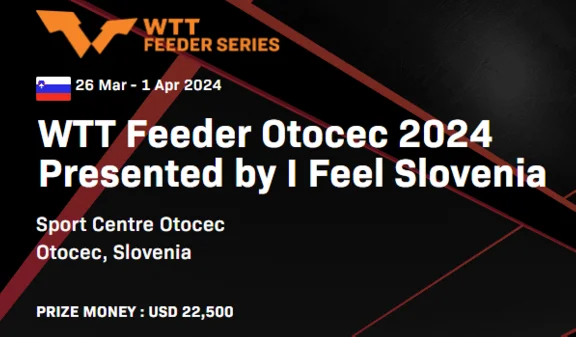 WTT Feeder Otocec presented by I FEEL SLOVENIA